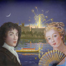 small image of Georgian era couple
