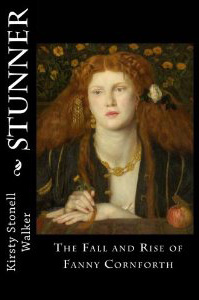 book cover shows Pre-Raphaeliet model Fanny Cornforth, red hair