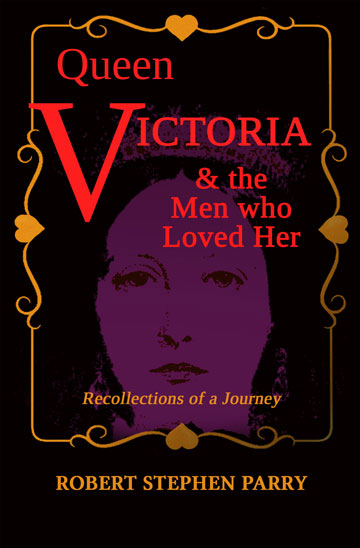 Victoria book with black backgound and red lettering