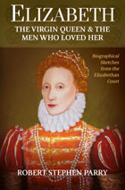 book cover, small, with image of Queen Elizabeth I of England